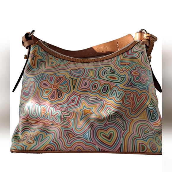 DOONEY & BOURKE LUCY PURSE RAINBOW SWIRLS - Picture 4 of 16